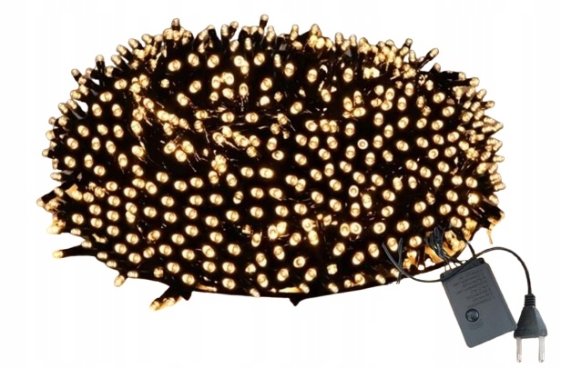 Led Vánoční osvětlení na stromeček 1000 teplá barva – vnitřní 72 m
