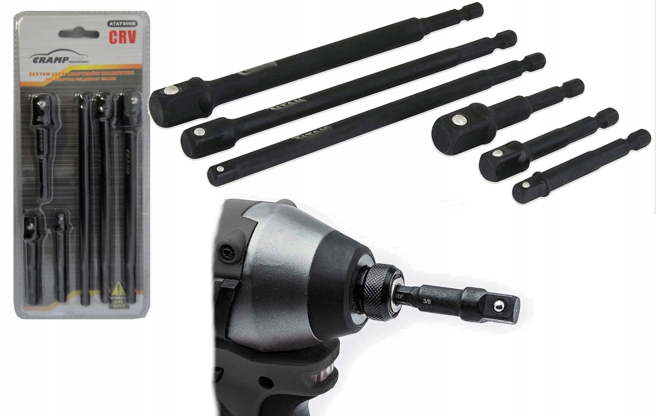 

Adapter 1/4" 1/2" Do Wkrętarki Udarowej