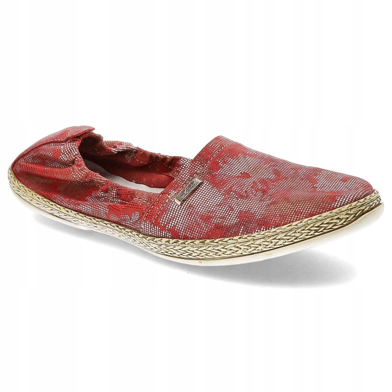 Červené espadrilky Lemar Dámské lehké boty