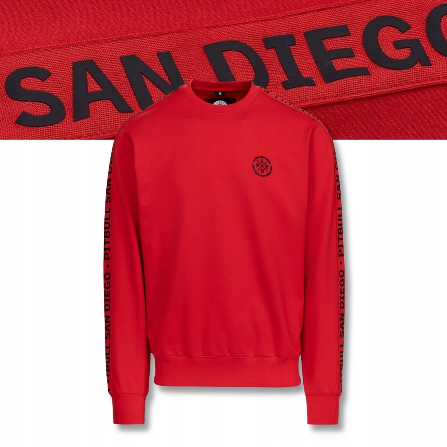 Pánská Tepláková mikina Pitbull Tape Parker bez kapuce crewneck komfortní L