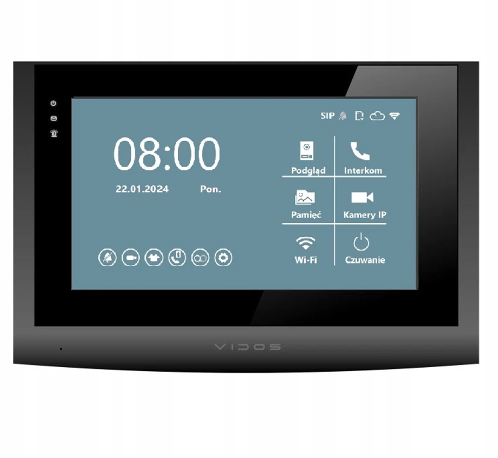 Monitor dotykowy wideodomofonu Vidos 2IP M200B 7''