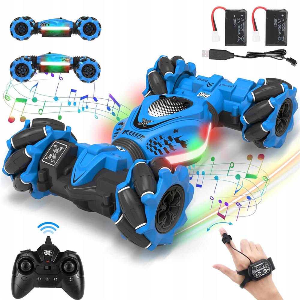 Auto Dálkově Ovládaný Twister Rukou Gesty Auto Rc Dálkové Ovládání Náramek 4WD