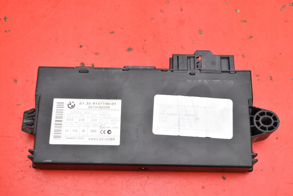control unit module CAS3 9147190 BMW X5 E70 06-10
