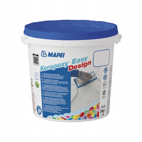 Epoxidová škárovacia hmota Kerapoxy Easy Design farba 111 strieborná 3 kg