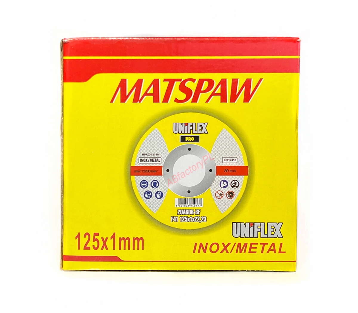 Tarcza do cięcia metalu Uniflex 125x1.0 (50 szt.) Marka Uniflex