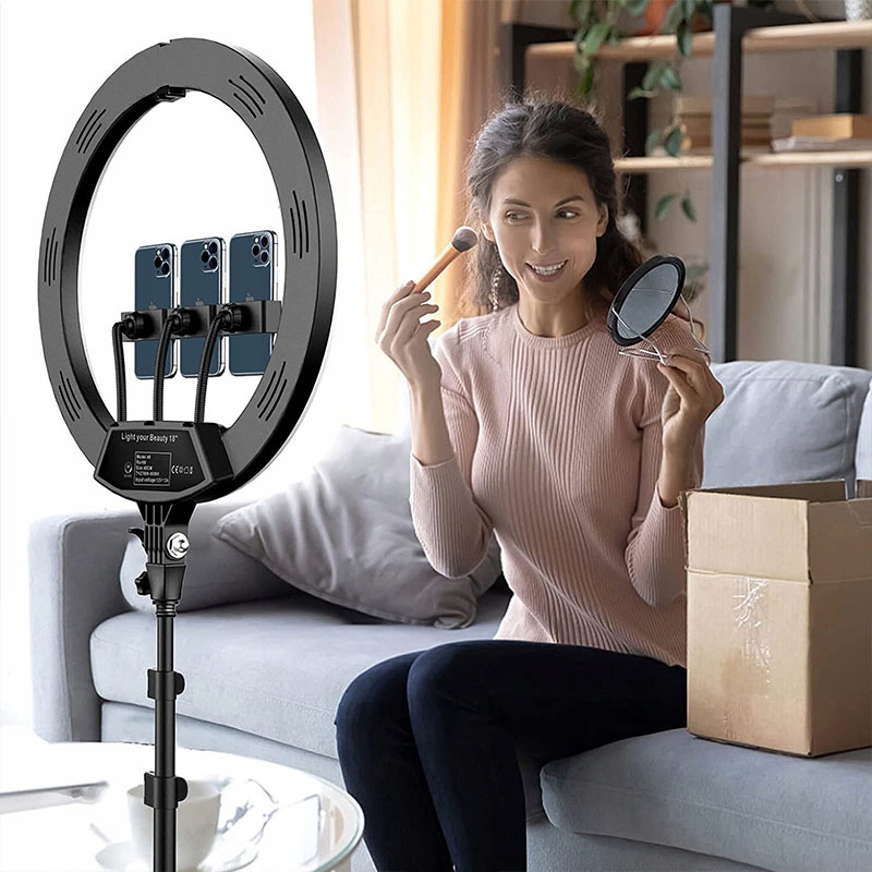 Profesjonalna lampa LED RING 52cm do fotografii Marka Inna