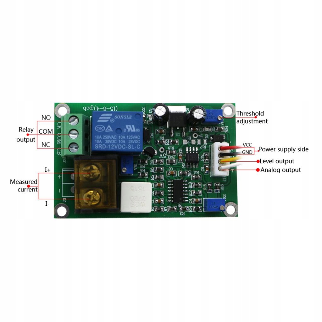 DC 12V WCS2720 moduł prądu halla 30A z wyjściem Typ samochodu Samochody osobowe