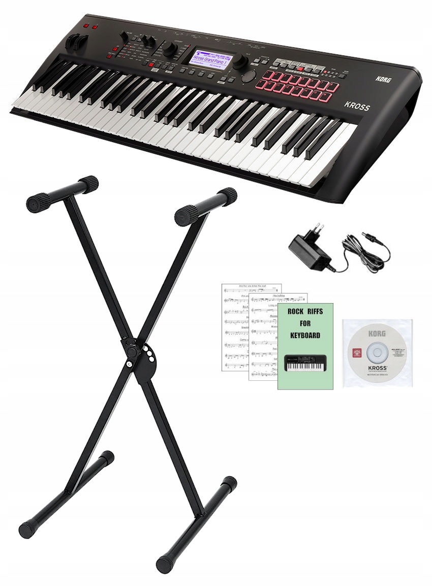 KORG KROSS 2 61 Profesjonalny Syntezator ze Statywem EAN (GTIN) 4959112174771