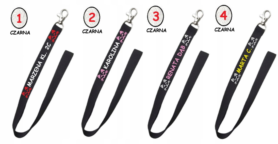 Smycz na klucze z nadrukiem z KOTKIEM EAN (GTIN) 5901234472