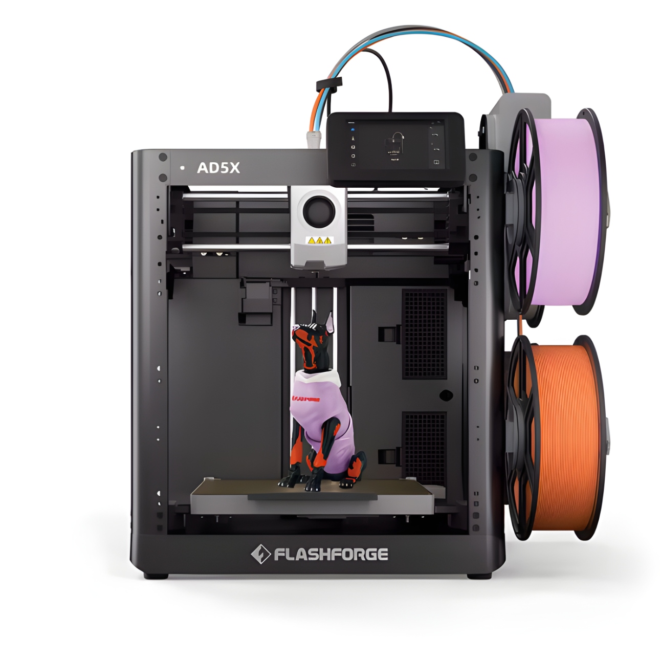 3D-принтер Різнокольоровий 600 мм/с IFS Flashforge AD5X 220 мм + 4 Філаменти Виробник Flashforge