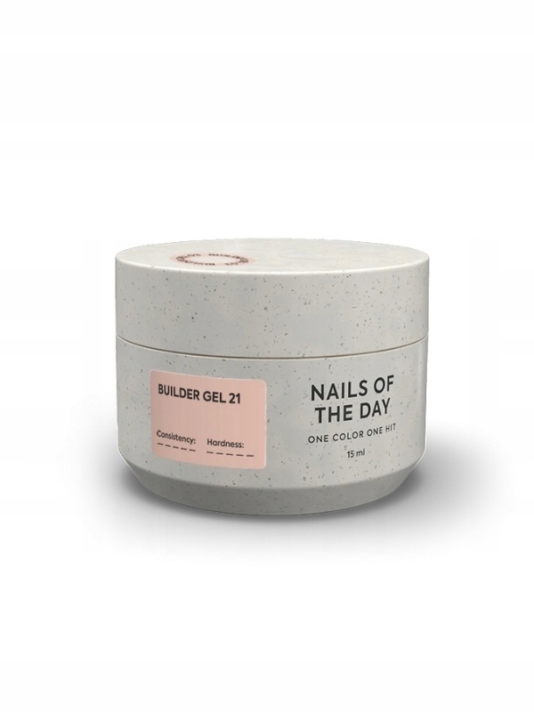 Nailsoftheday Builder gel 21 stavební gel s teplým karamelovým odstínem 30 m