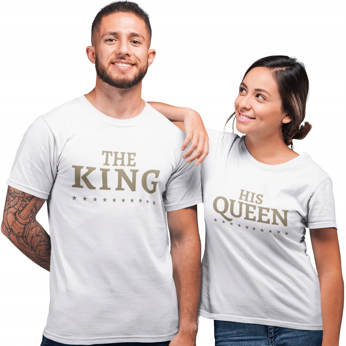 

Zestaw Koszulek Dla Par Na Walentynki King Queen
