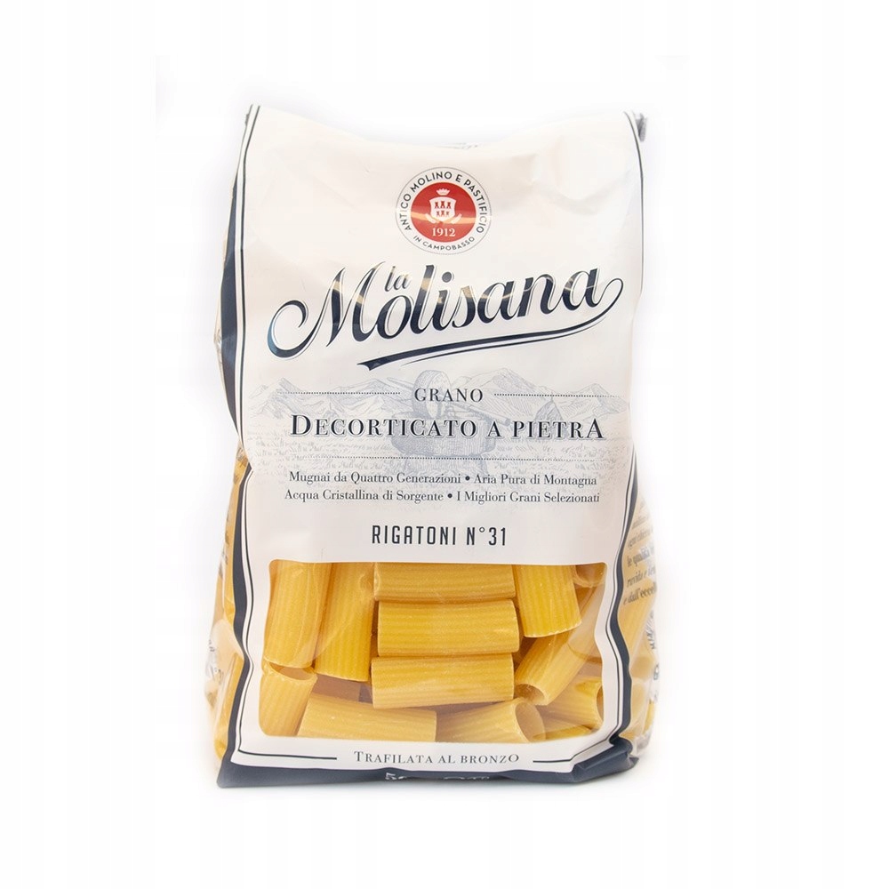 8X La Molisana Těstoviny Rigatoni Č. 31 500 g