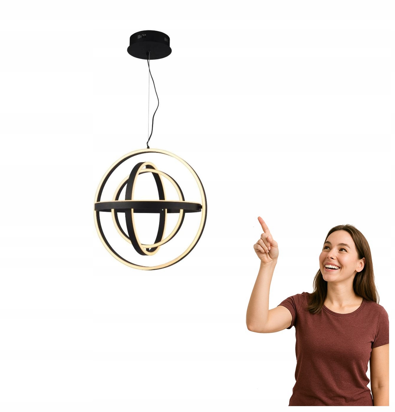 Závěsná Led lampa 52W Tess MD9203-4-3BD Zuma Line