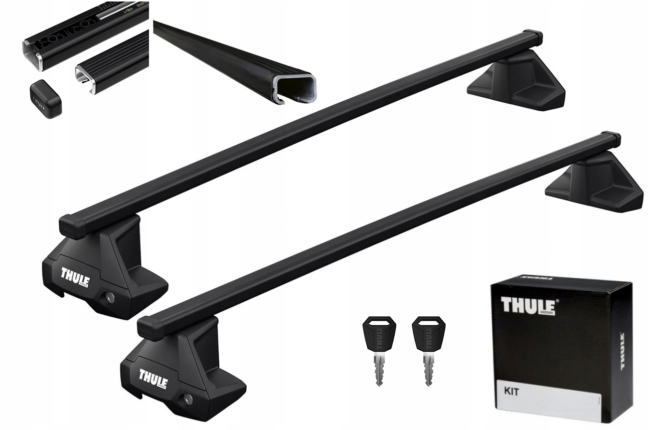 Bagażnik THULE SquareBar EVO 7105 Alfa Romeo Stelvio 2017-> 5d suv ZESTAW