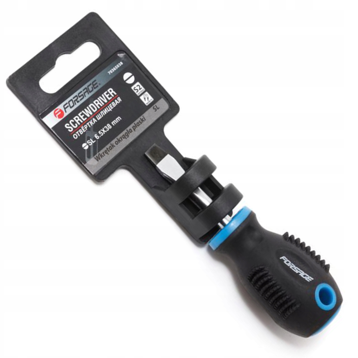 

Wkrętak płaski SL6.5x38mm Forsage