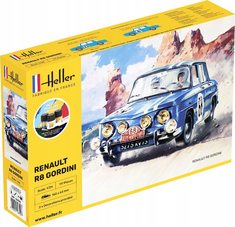 Startovací sada Heller 56700 Renault R8 Gordini 1:24