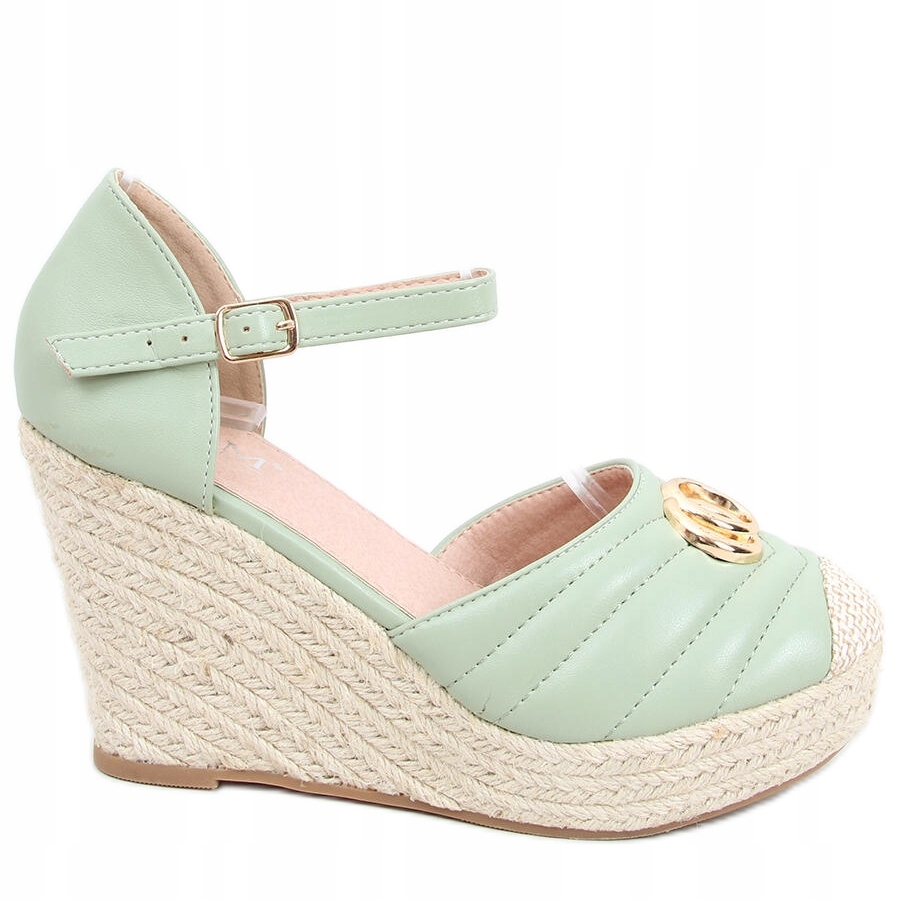 

Sandały na koturnie Aika Green r.39