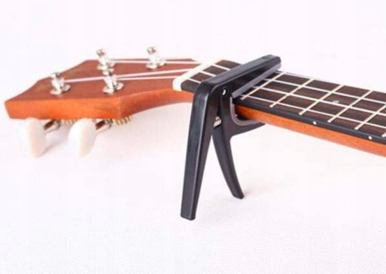 MINI kapodaster do UKULELE czarny PRO Marka Kazoo Polska
