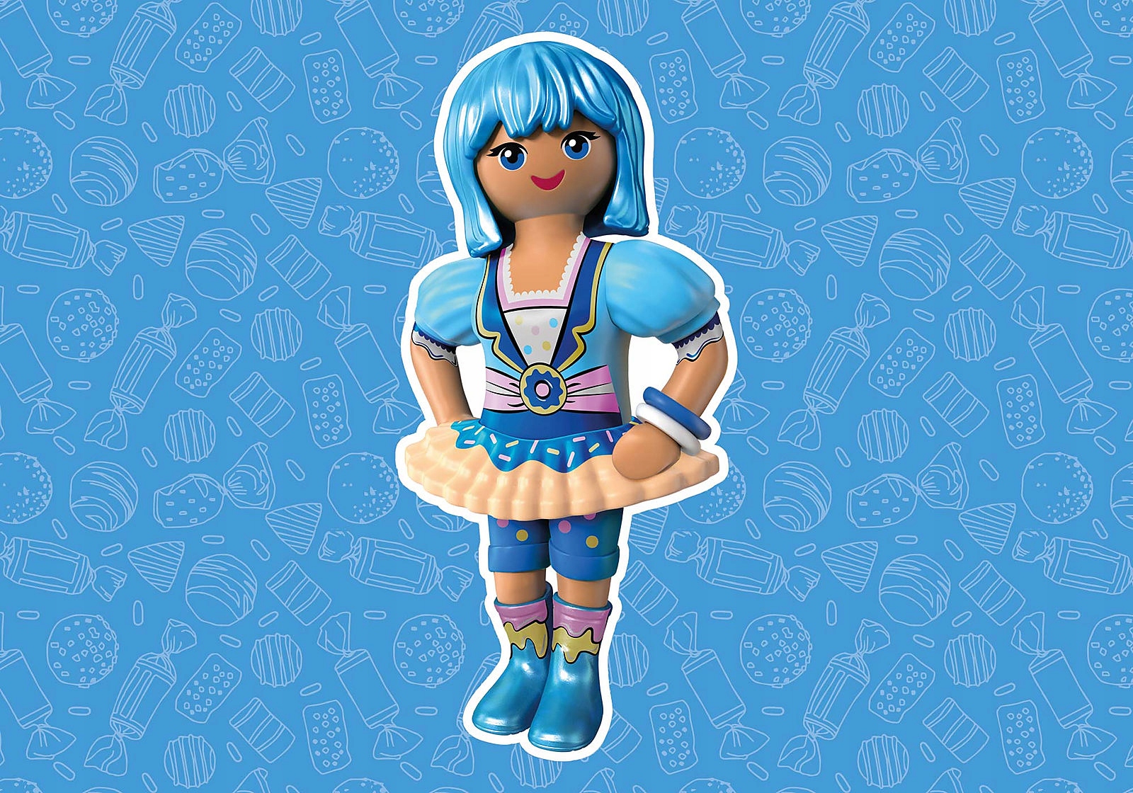 PLAYMOBIL EVERDREAMERZ 70386 CLARE CANDY WORLD Materiał plastik