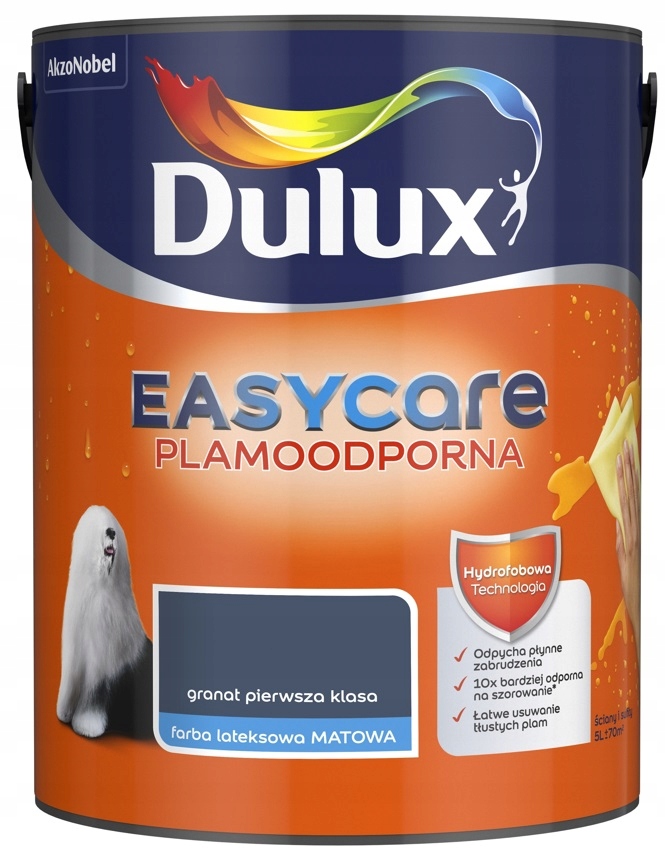 

Farba Dulux Easy Care- granat pierwsza klasa, 5l