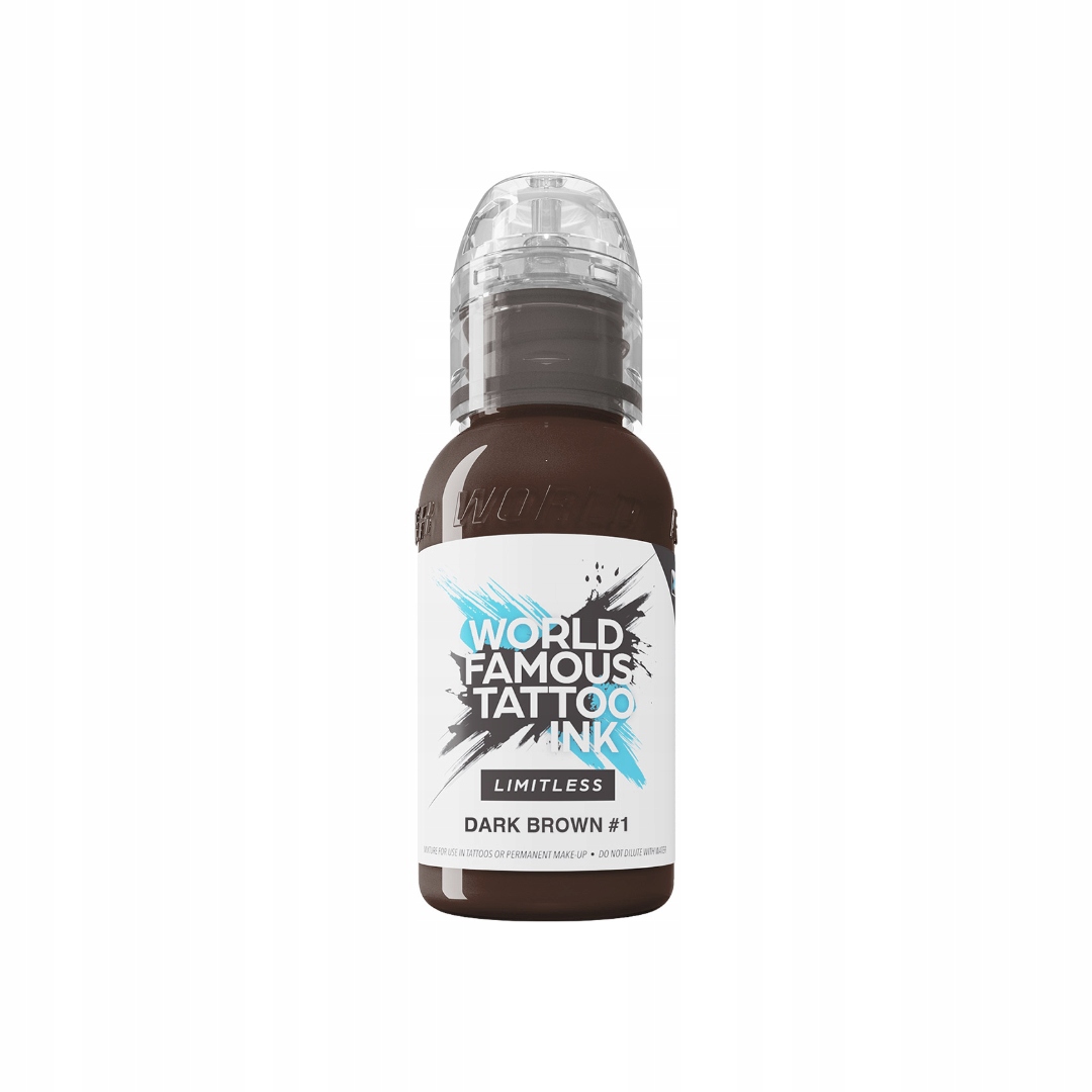 World Famous Ink Dark Brown 1 30 ml Limitless Farba do tatuowania