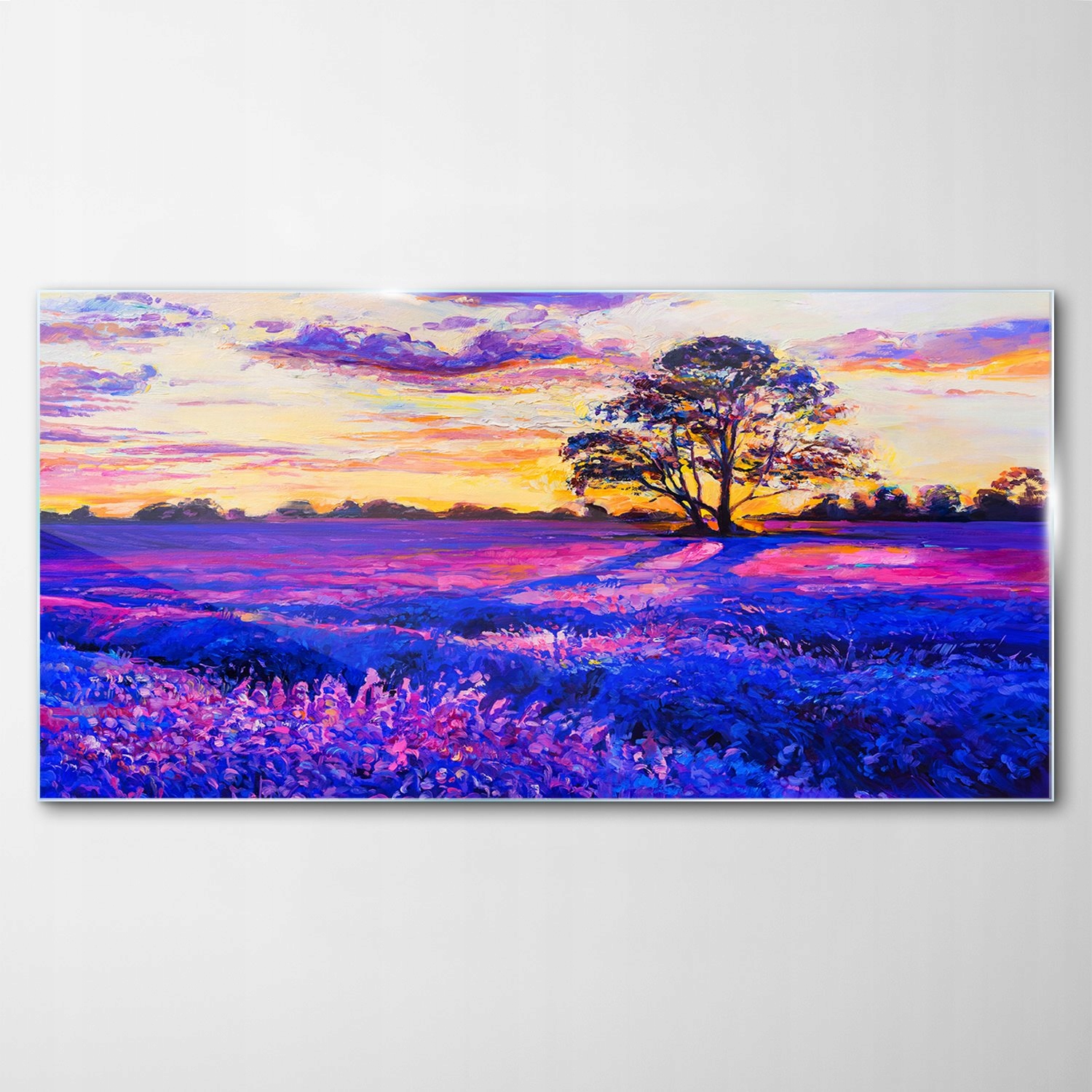 

Obraz na Szkle Dekor Lawenda Abstrakcja 140x70