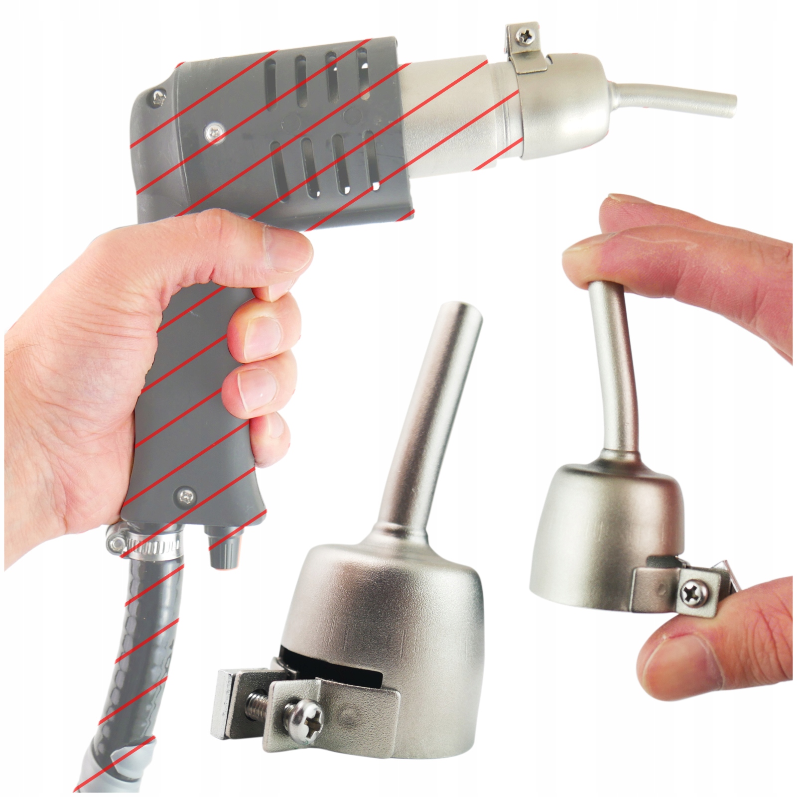 Tryska pro svařovací stroj Bosite S2 Krátká 46 mm Přesná pro všeobecné použití