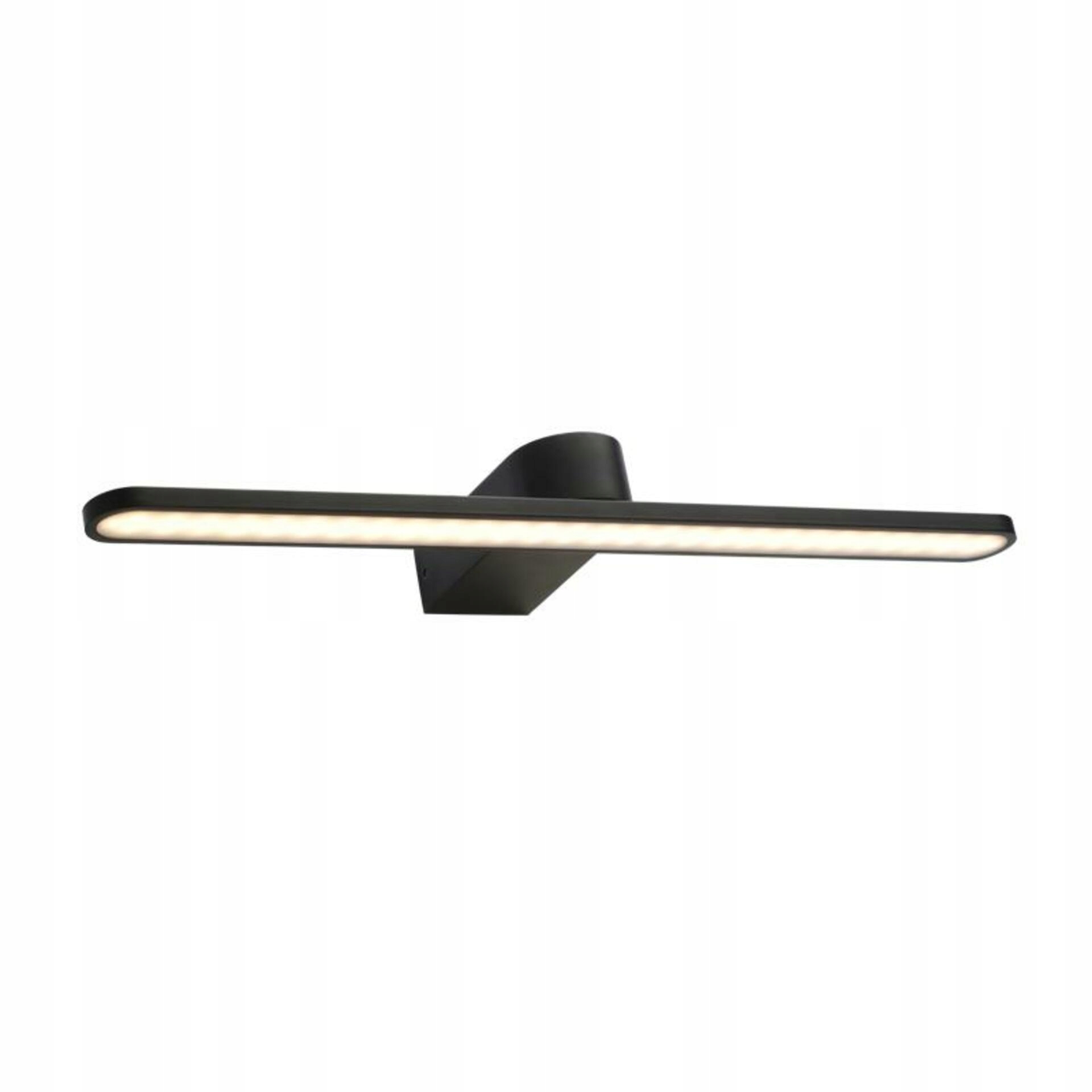 Aca Lighting nástenné svietidlo Led 16W 3000K 1040LM čierny kov IP44 50X12X4C