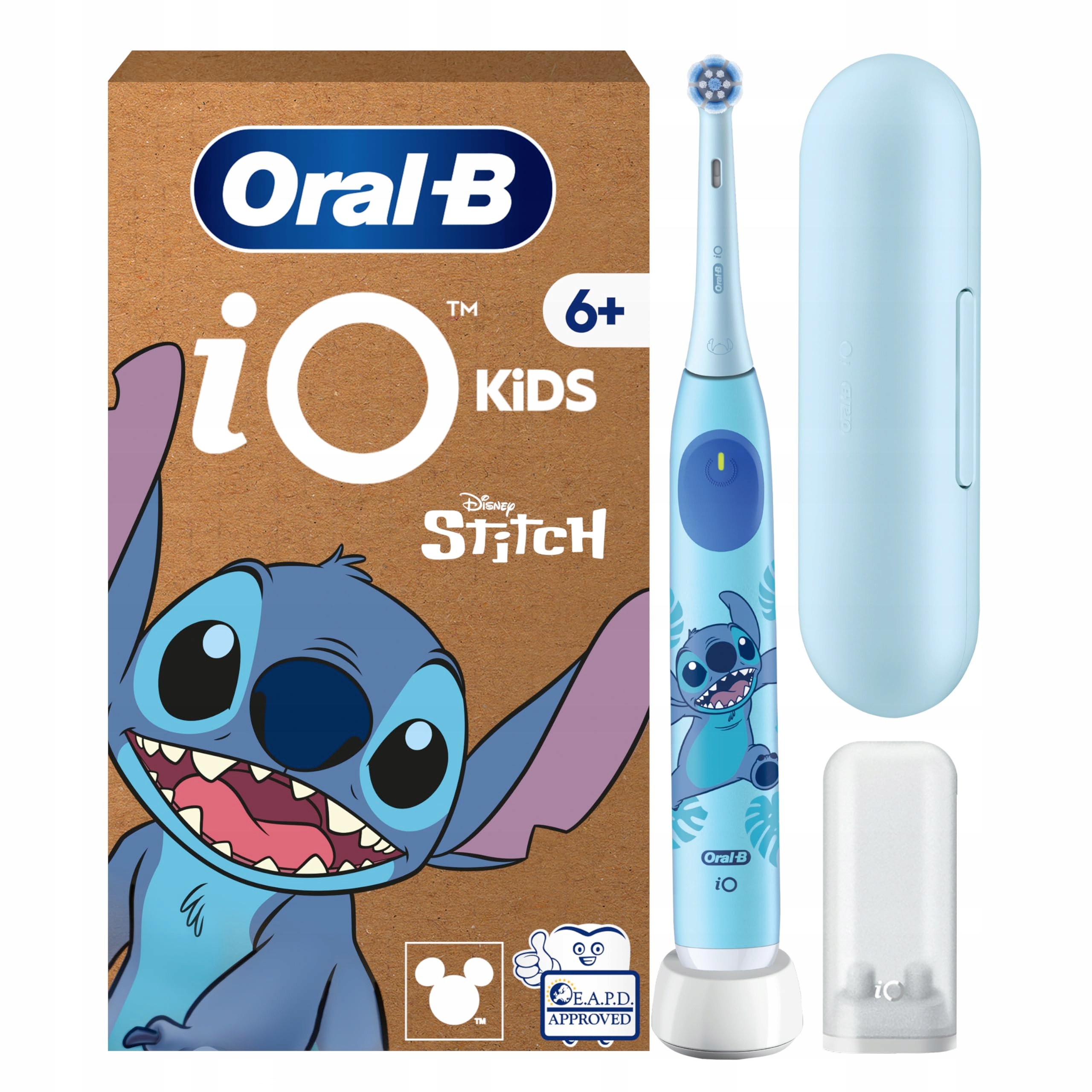 Szczoteczka magnetyczna dla dzieci Oral-B iO Series 2 Kids 6+ Stitch etui