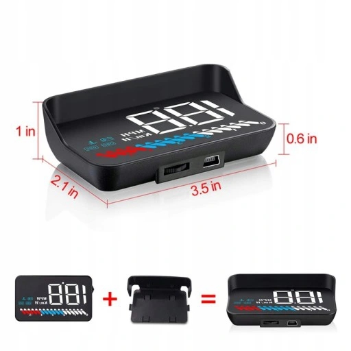 Head up Display OBD2 HUD GPS Windshield Projector Producent inny