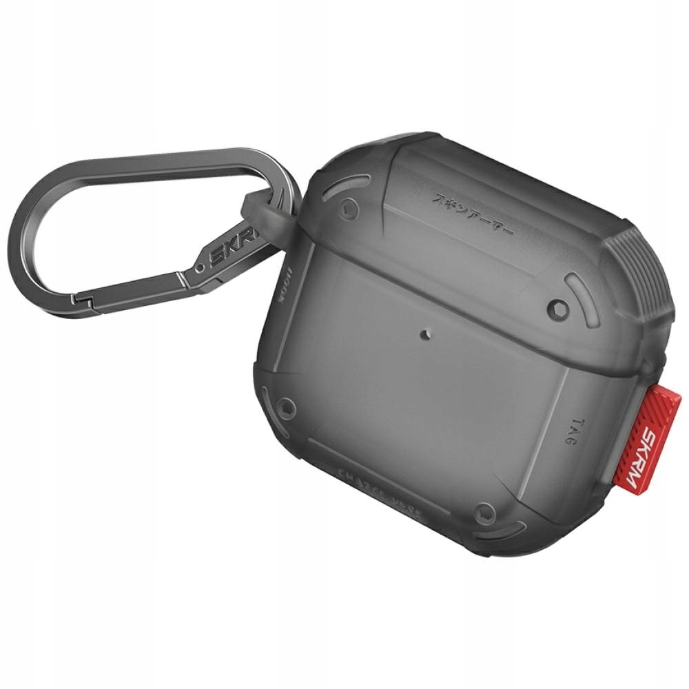 Pouzdro Skinarma Mecha Ce Pro Airpods 4 Smoke