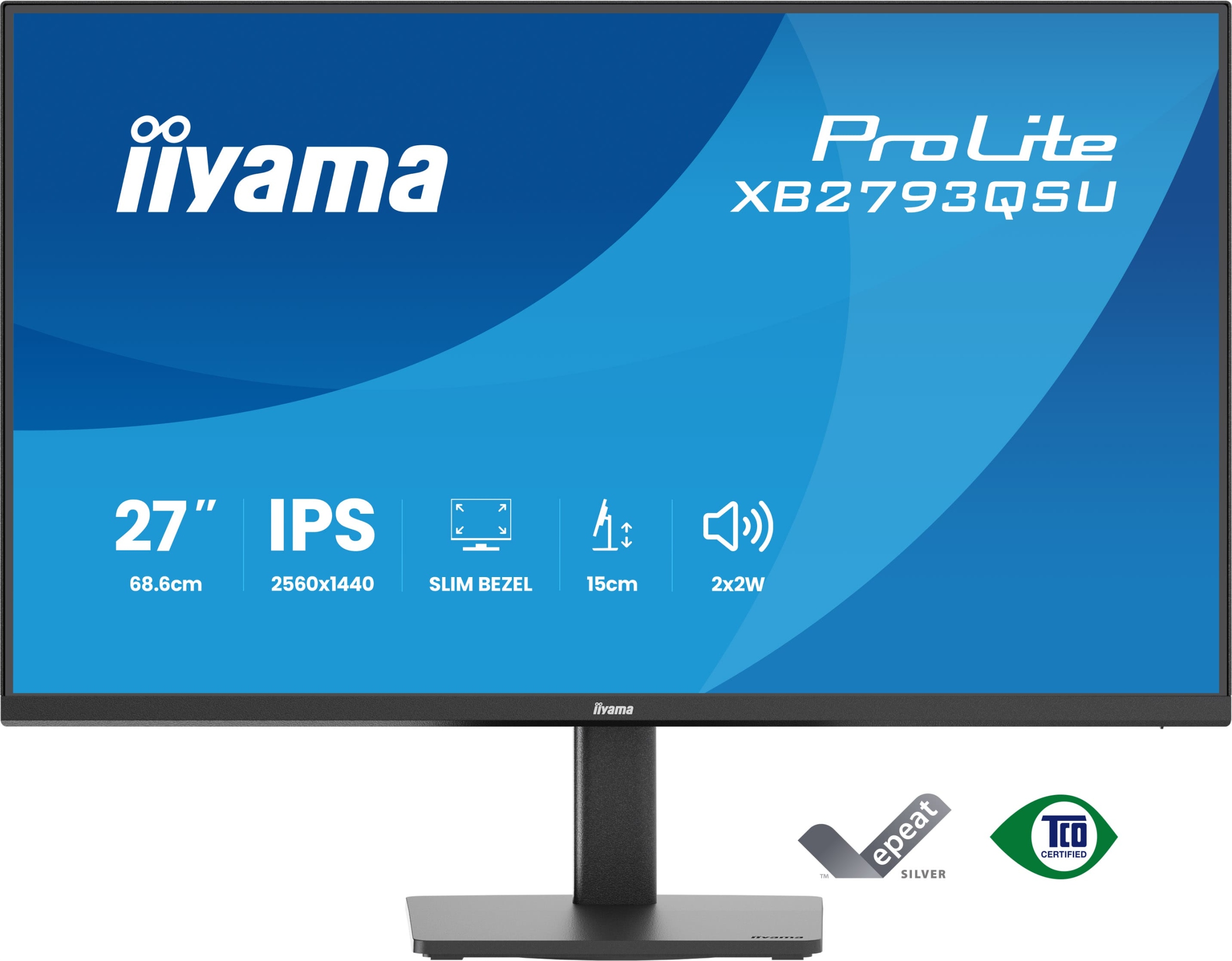 Monitor iiyama ProLite XB2793QSU-B1 27" Ips Qhd Led 1ms /hdmi, Dp/