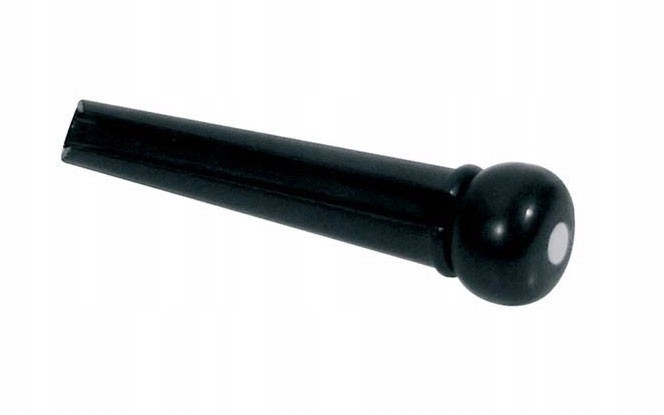 Kołek Do Strun W Mostku (gitara Akustyczna) Czarny Plastikowa Kropka