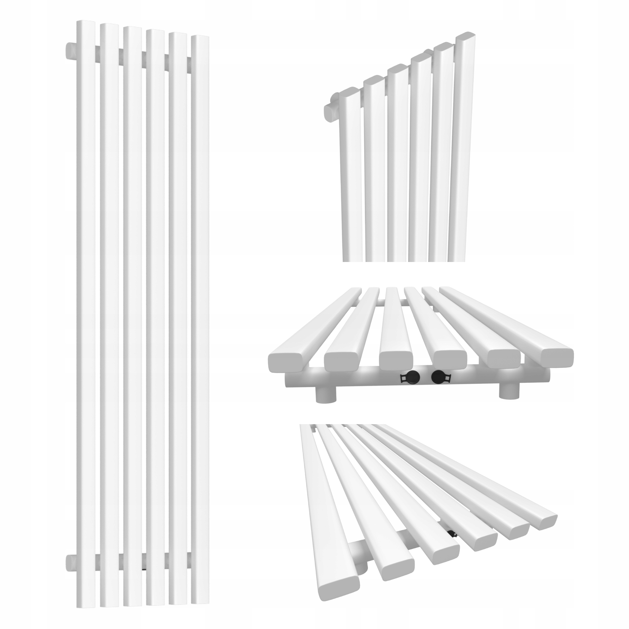 Dekorativní radiátor HORYZONT6 160x45 bílý mat