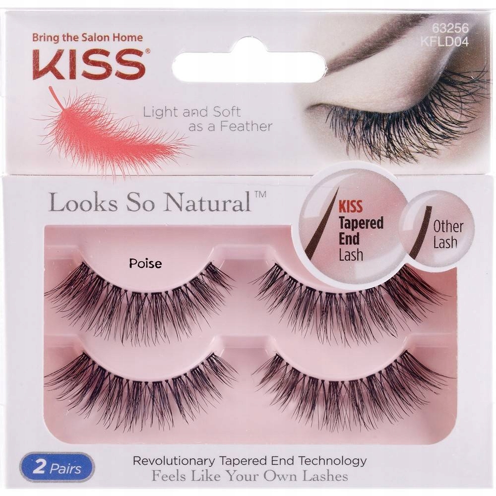 

Kiss Looks So Natural rzęsy na pasku Poise x2