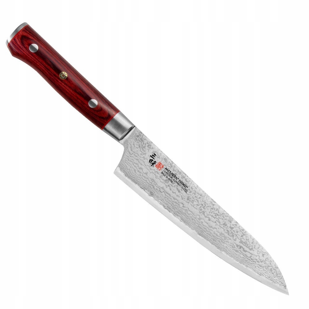 Mcusta Zanmai VG-10 Pro Flame Japonský ostrý kuchynský nôž šéfkuchára 18 cm