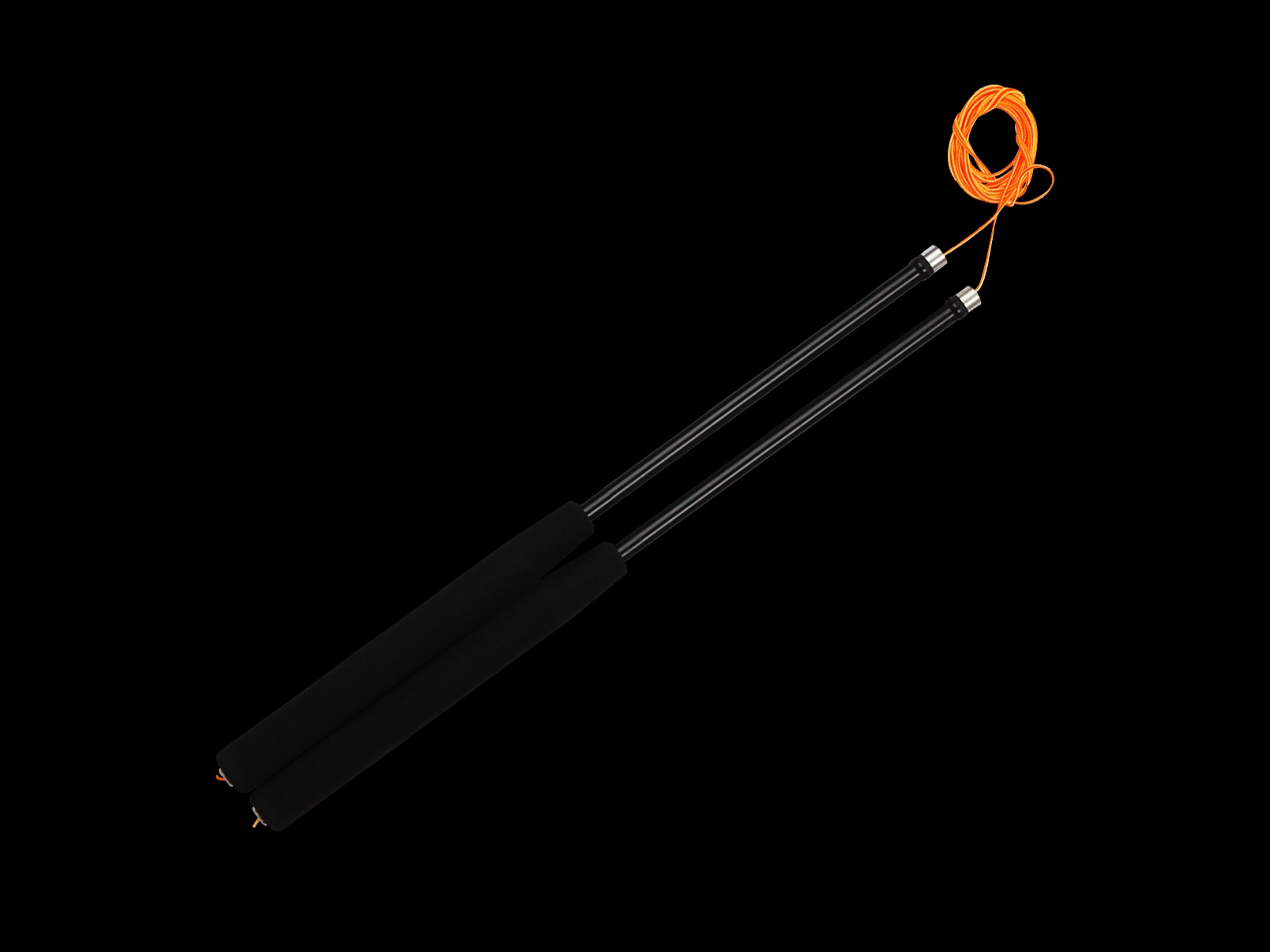 Tyčinky na diabolo skleněné vlákno 31 cm, černá