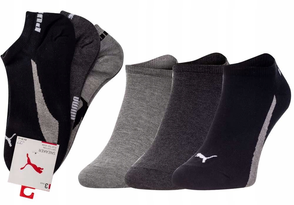 

Puma Skarpety Skarpetki Stopki 3 Pary r. 39-42