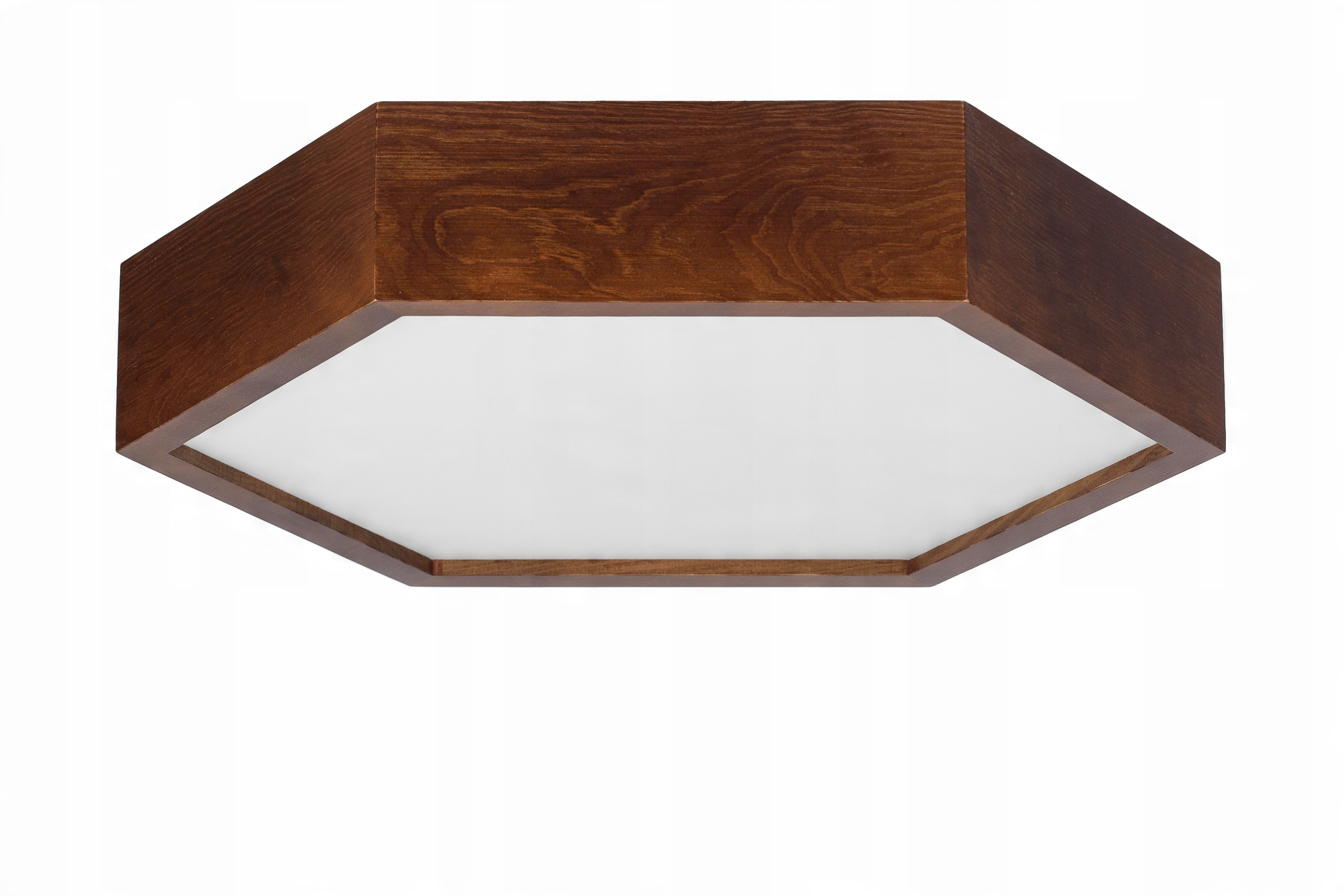 

Lampa sufitowa Leja heksagon fi375 Orzech