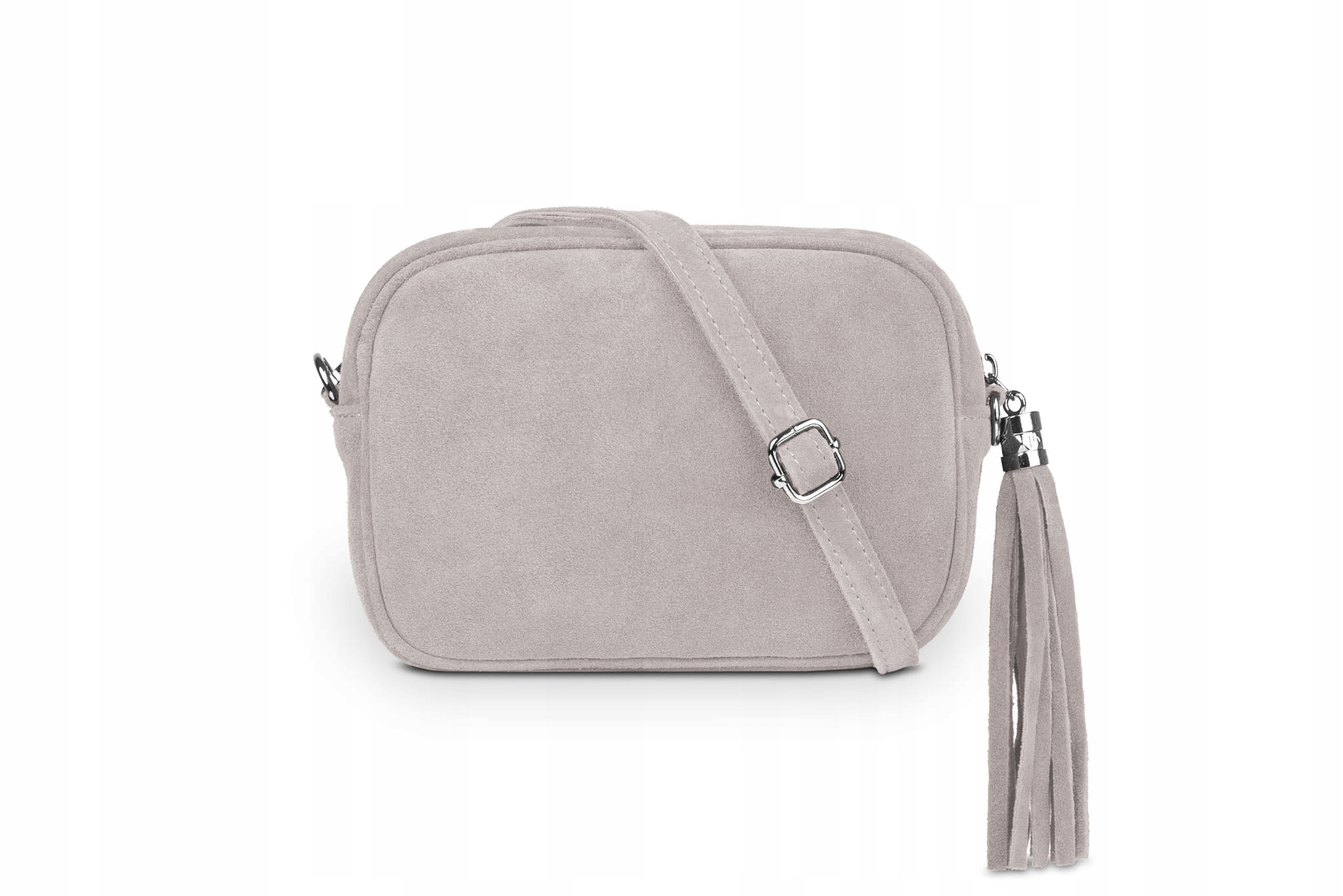 

Torebka Skórzana Vera Pelle Nappa Pudrowa