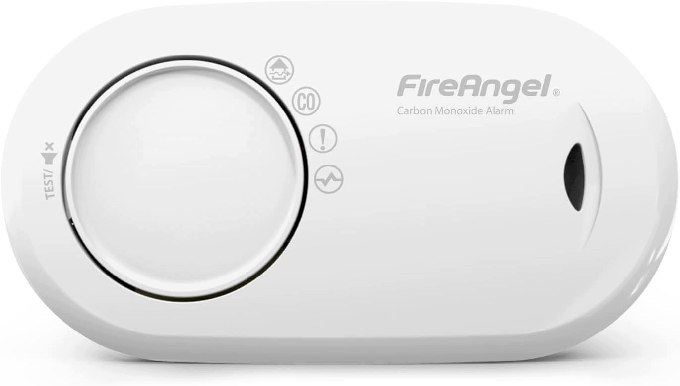 Fire Angel FA3820 Senzor Oxidu Uhoľnatého Na 10 Rokov Batéria Biely Detektor