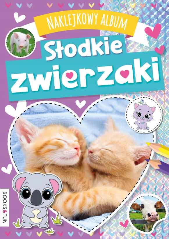 

Słodkie Zwierzaki 74 Naklejki Malowanka Album