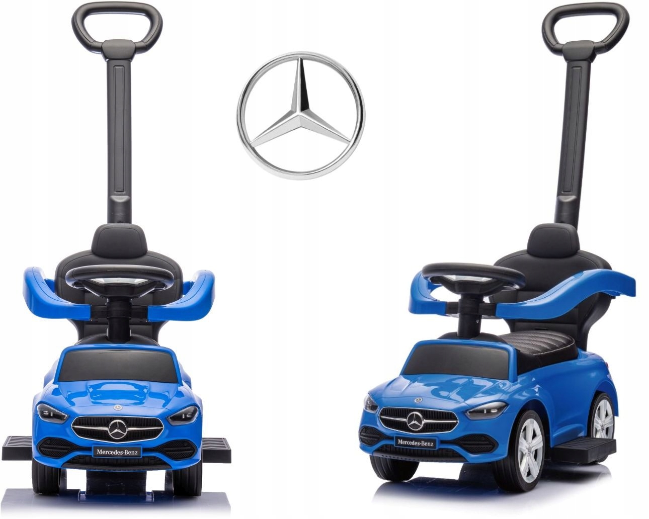 Jeździk Milly Mally Pojazd Mercedes C-class Deluxe Siedzisko Ekoskóra