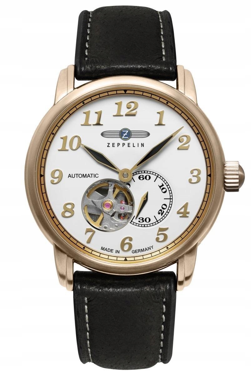 Nové Originální Pánské hodinky Zeppelin LZ127 7664-1 Automatic na řemínku