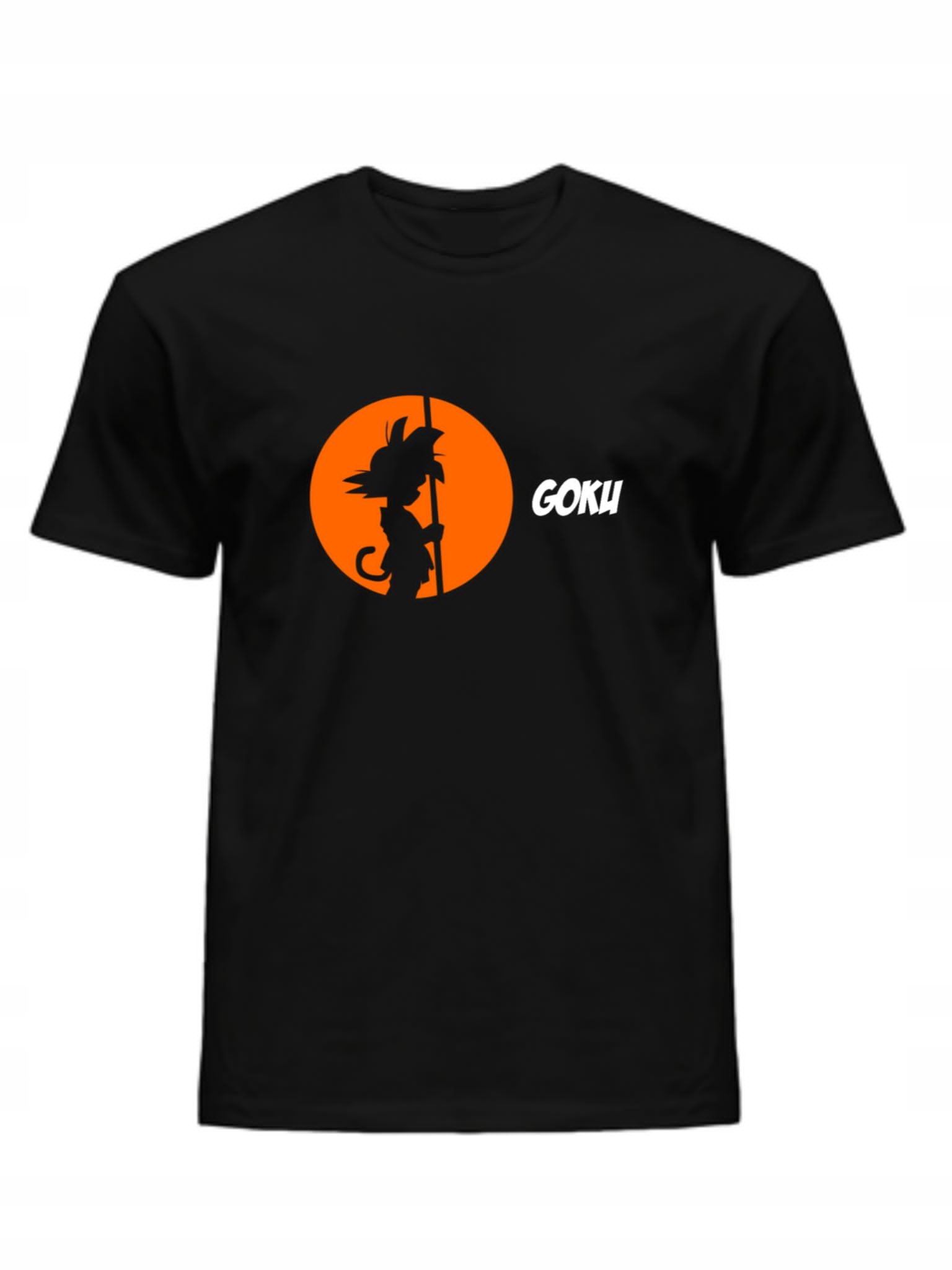 

Koszulka T-shirt Męski Goku Czarny Bawełniany XXL