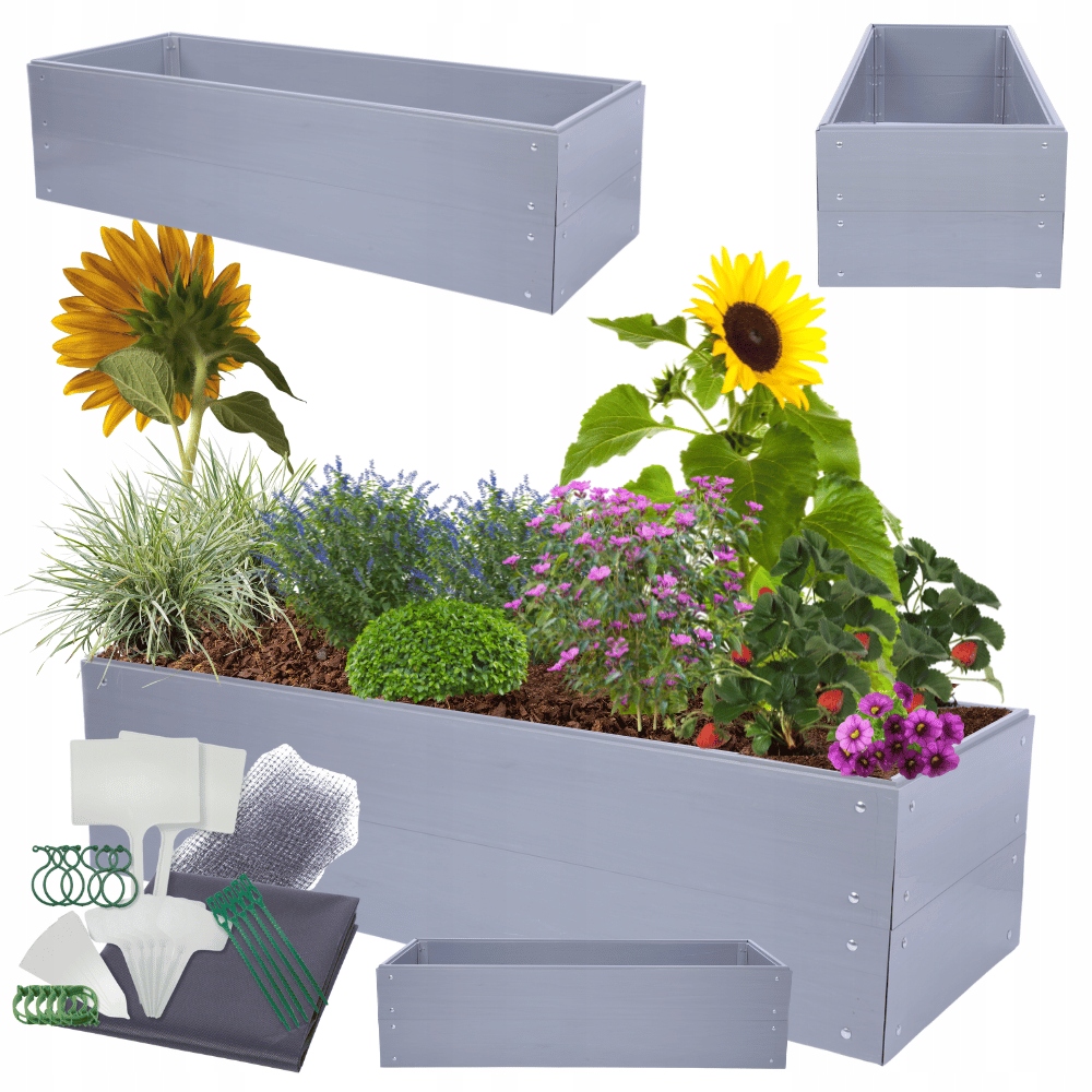 Plastový box na zeleninu z Pvc zeleninová zahrada záhon Pvc 40x140x
