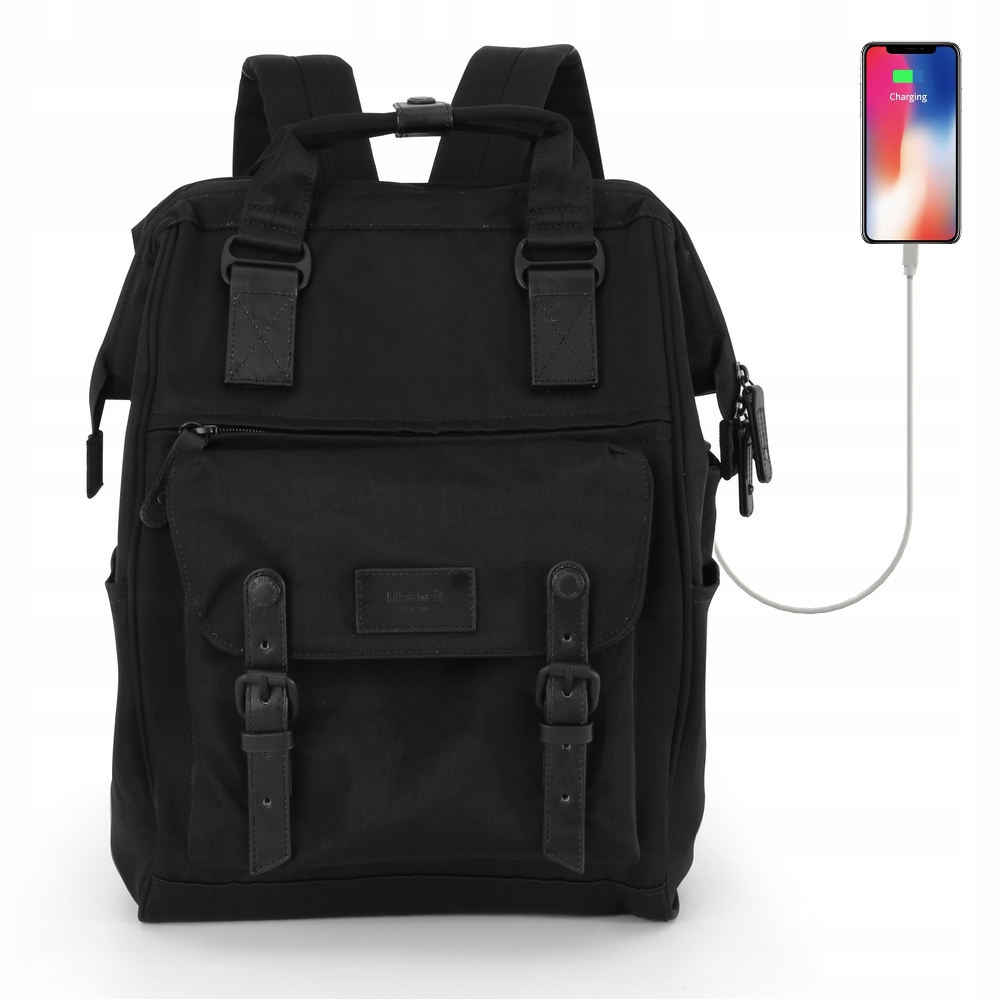 Batoh Himawari 9018 pro notebook 14-15 s Usb 05 městský, černý
