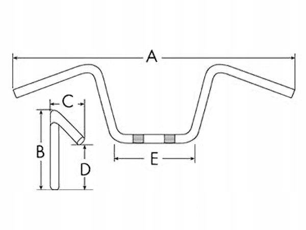 KIEROWNICA CHROM SUZUKI GN 125 Producent Kengo