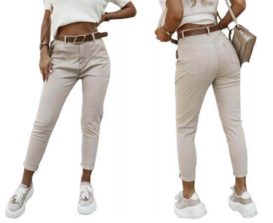 M.Sara mom fit jeansy damskie boyfriend rozmiar M